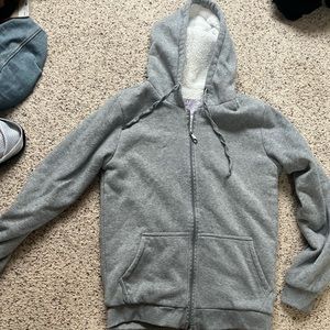 Cute grey zip up